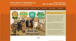 Desktop Screenshot of fromwagstowhiskers.net