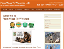 Tablet Screenshot of fromwagstowhiskers.net